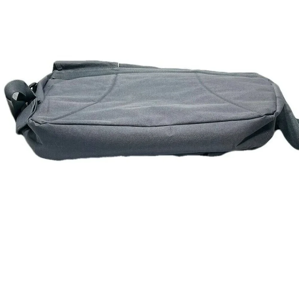 Guess Gray Messenger Bag With Adjustable Strap & Multiple Pockets